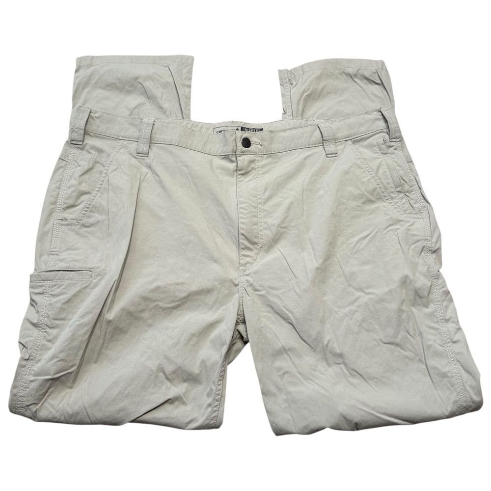 |EUC| CARHARTT Force Relaxed Fit Ripstop 5-Pocket Work Pants (42x32) - Picture 2 of 7